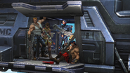 The four playable heroes of the game.