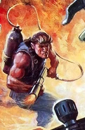 Beans from the Contra Force cover artwork.