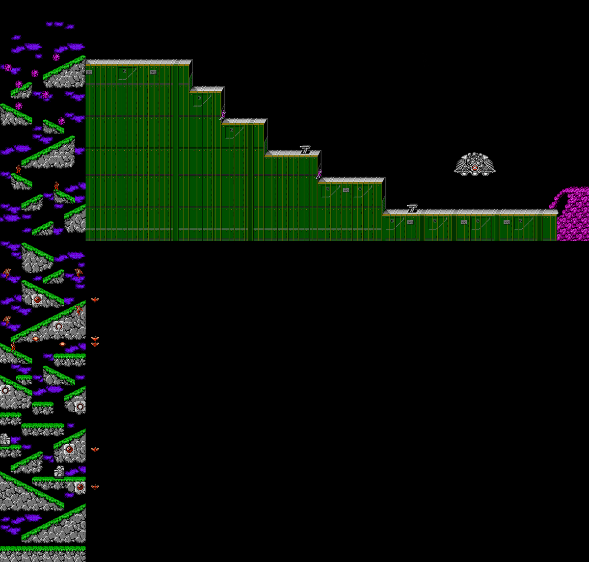 Super c. Contra NES Map. Карта уровня contra. Карта из contra на NES. Super c NES.