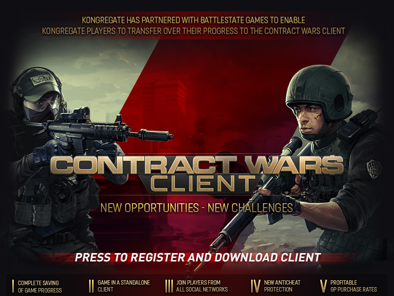 facebook game Contract wars 