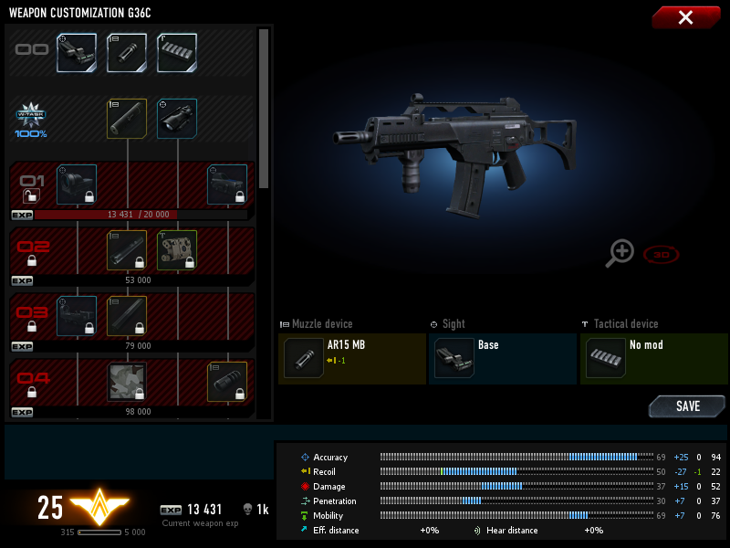 H&K G36C, Contractwars Wiki