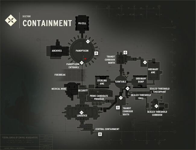 Containment Sector Map