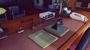 Jesse's desk.