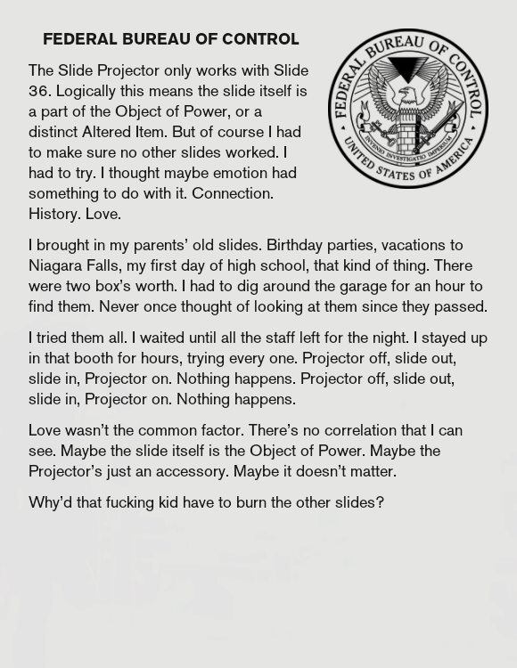 Slide Projector Tests Control Wiki Fandom