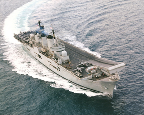 HMS Invincible underway