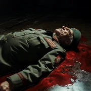 Benjamin Didriksen's body after he was found dead in his royal palace.