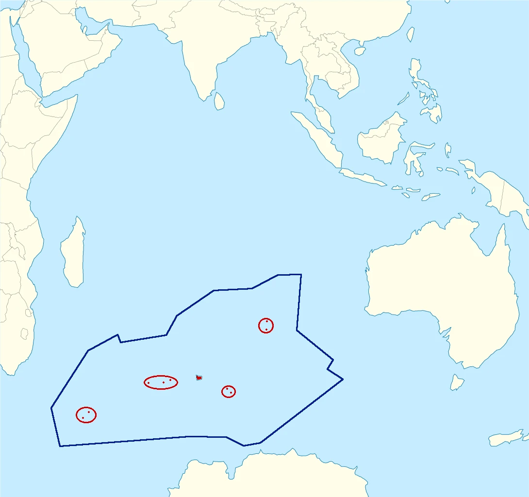 Southern Indian Ocean Map Republic Of The Southern Indian Ocean Islands | Constructed Worlds Wiki |  Fandom