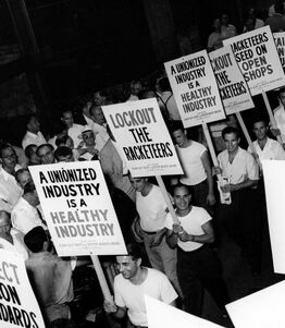 Historic-industrial-union-protest