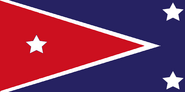 Peacetime naval ensign.