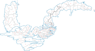 Kruz Islands Counties Map