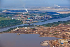 Suncor Corporation's upgrader near Wood Buffalo, Alberta