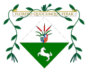 The Republican coat of arms as used on the personal coat of arms of President Frédérique Lafélâtabvre.