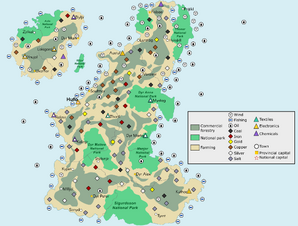 Economic Activity Map of Isokyria