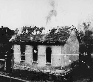 A Dutch Farmhouse being Burnt