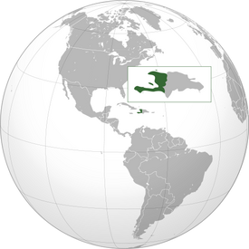 Haiti (Orthographic Projection)