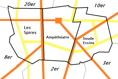 Suburbs of Les Spires
