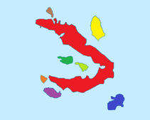 Kihāmát (islands, colours, N)