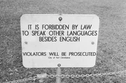 Language censorship was used during the trial as a piece of evidence of crimes against humanity. During the dictatorship, any foreign language was banned.