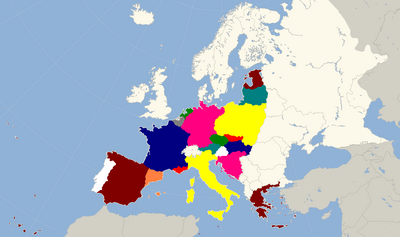 EF regions map