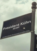 President Walsh Street in  was renamed to June 16th Street on 8 September 1961. On 11 February 1965, the street was again renamed, this time to President Kühn Street, honoring Kühn following his death 3 years prior.