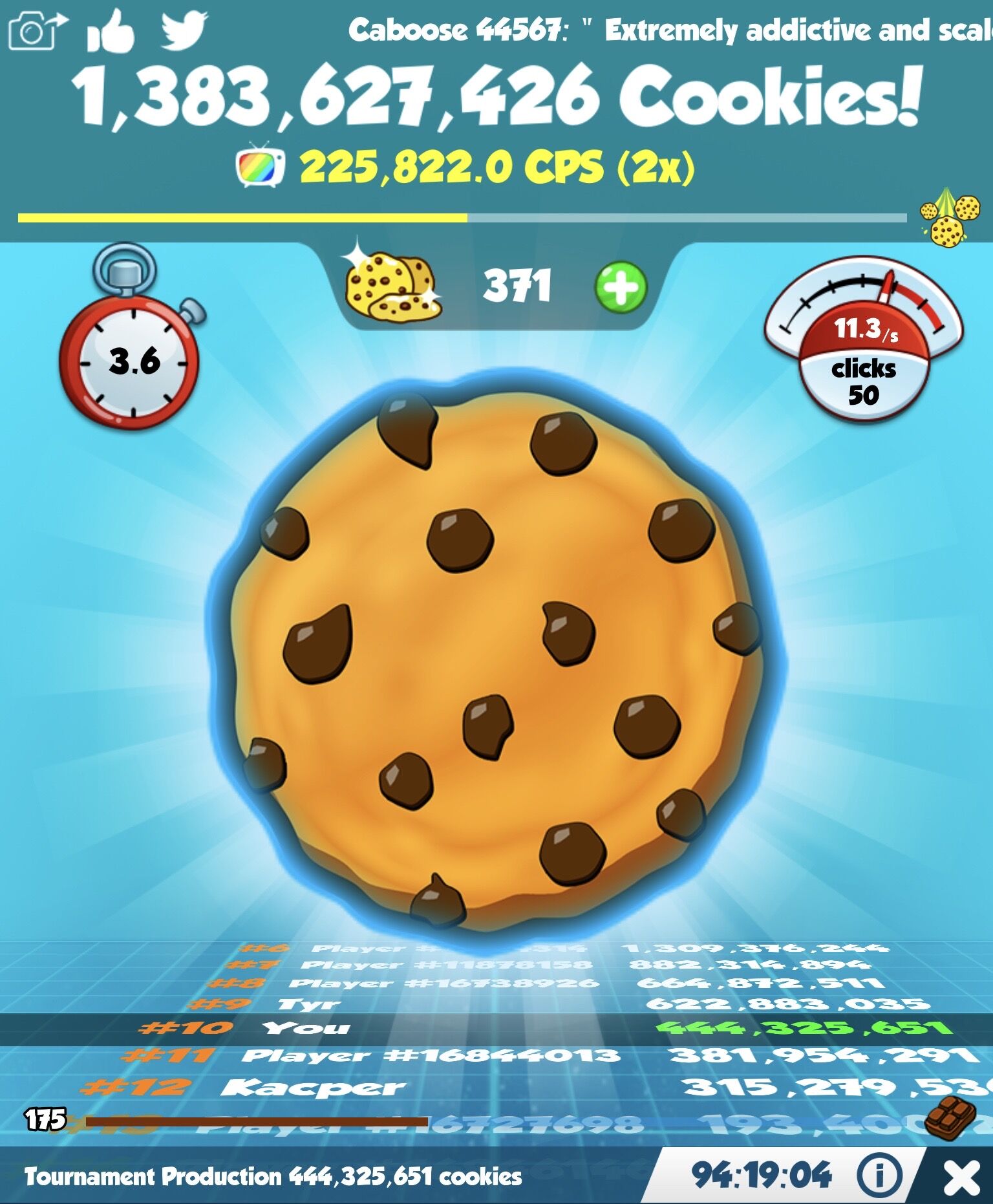 Cookie Clickers 2 Level 51 completed - Keep the x3 multiplier for