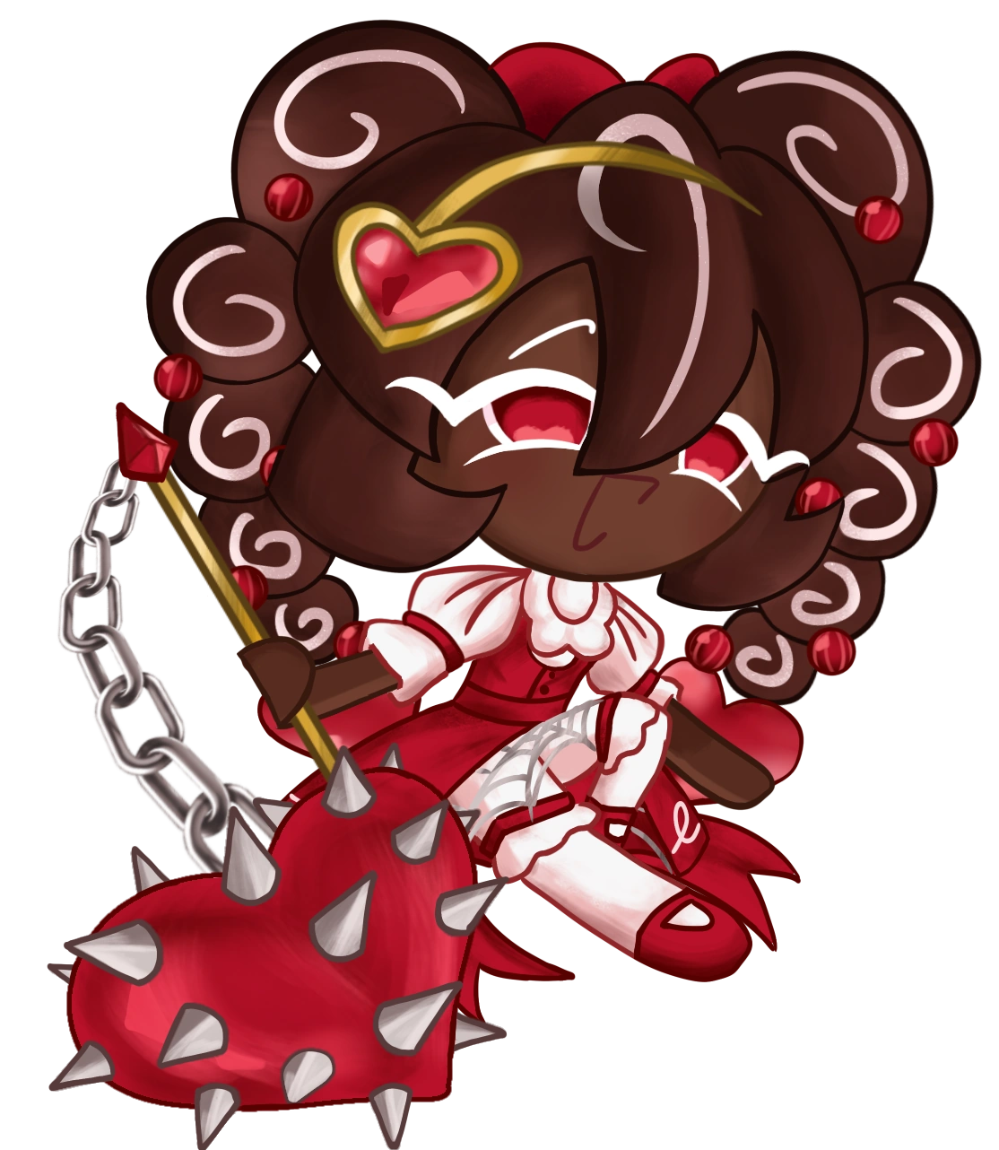 Choco Currant Heart Cookie | Cookie Run: Kingdom OCs Wiki