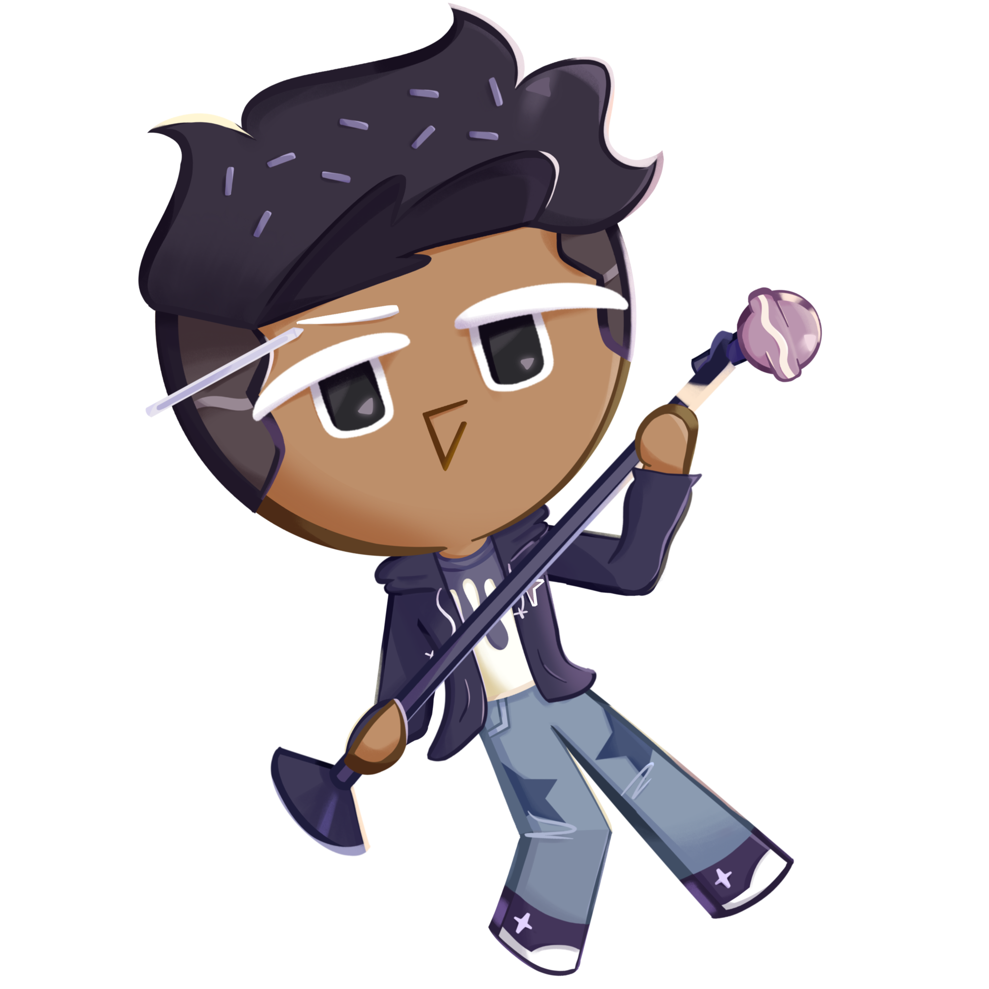 Ube Ice Cream Cookie | Cookie Run: Kingdom OCs Wiki | Fandom