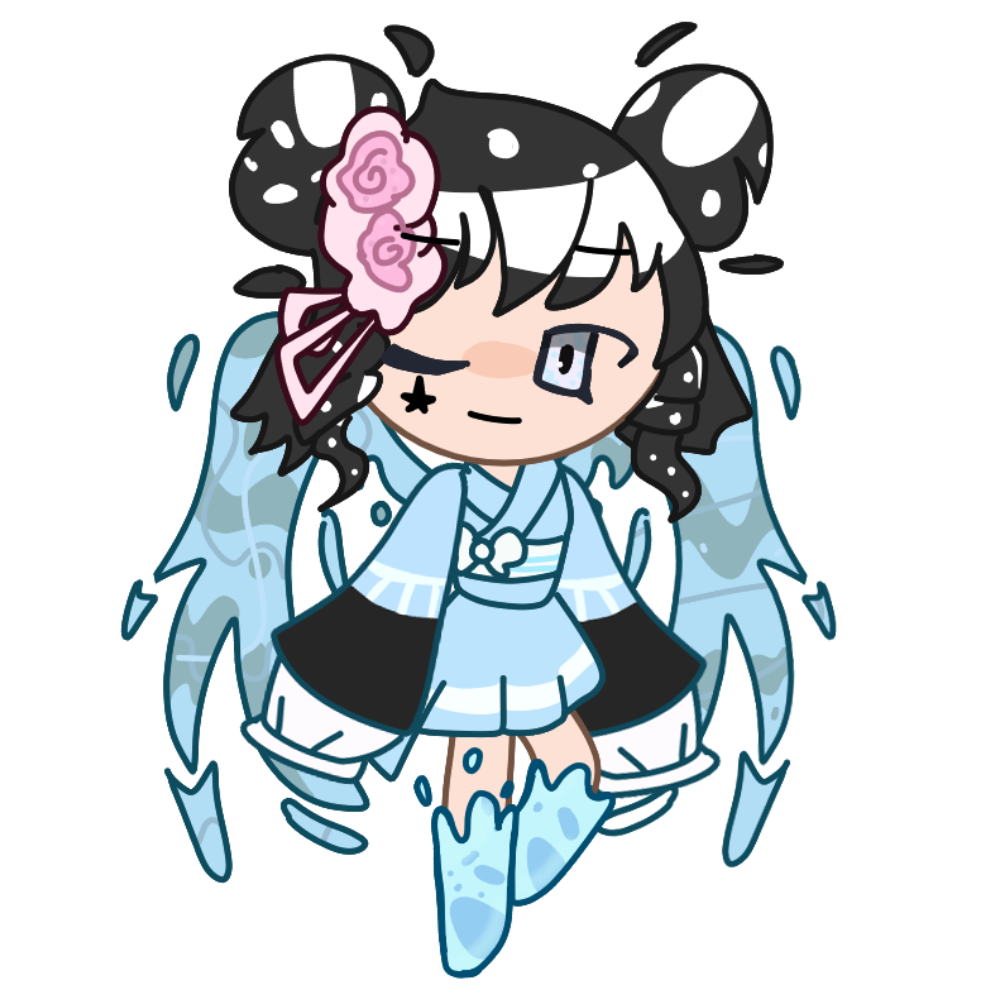 my cookie run gacha oc, pure ocean water aka pure sea fairy