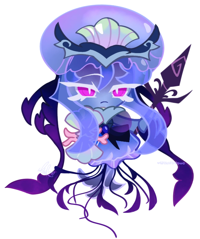 Blue Bottle Jellyfish Cookie | Cookie Run: Kingdom OCs Wiki | Fandom