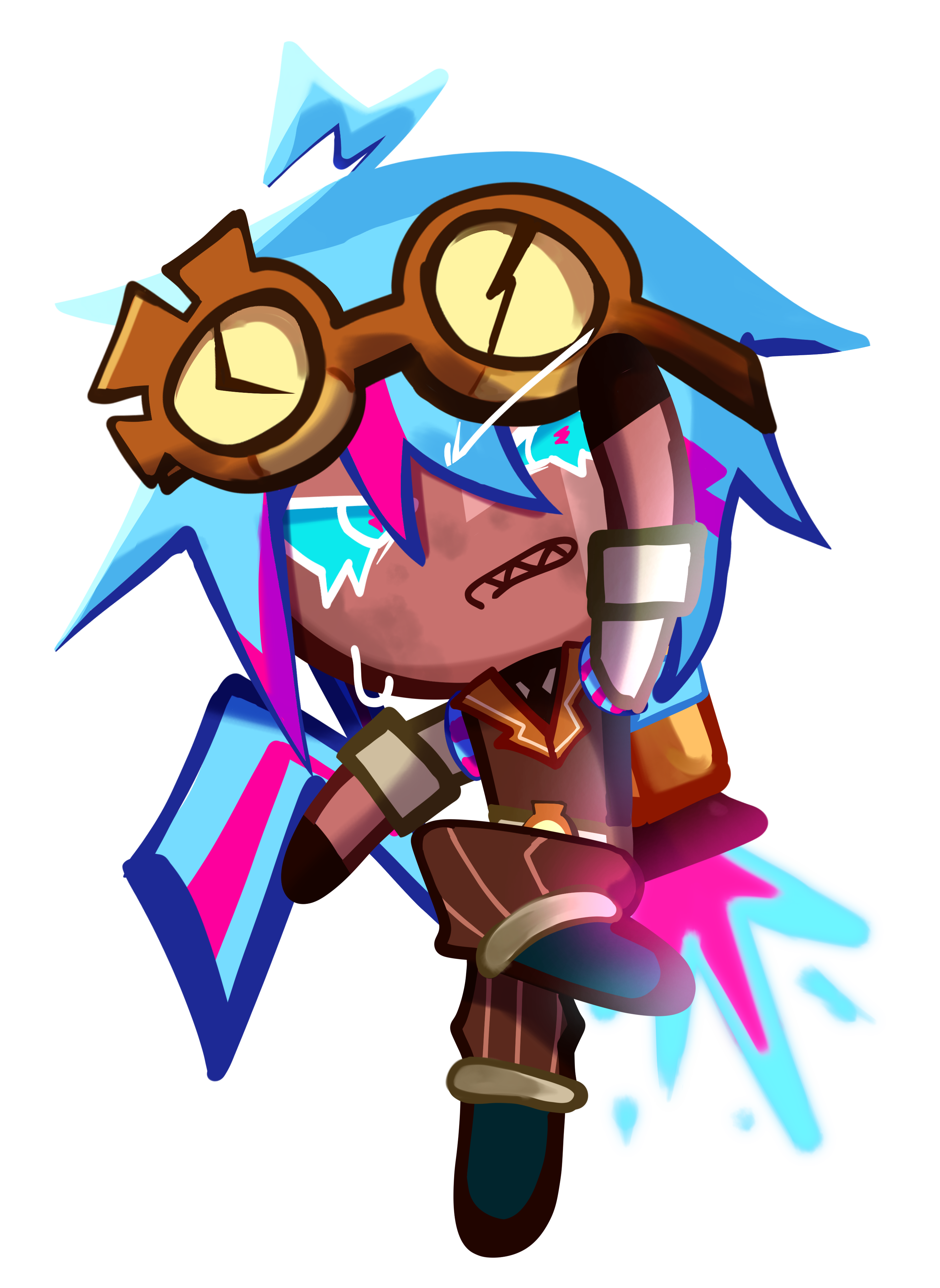 Blue Raspberry Gummy Cookie | Cookie Run: Kingdom OCs Wiki | Fandom