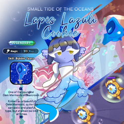 Lapis Lazuli Cookie's Gallery | Cookie Run: Kingdom OCs Wiki | Fandom