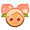 Peach Cookie Face Icon