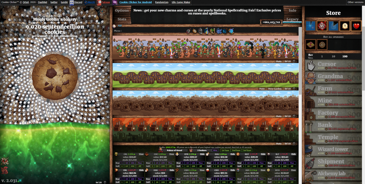 Cookie Clickers 2 Level 51 completed - Keep the x3 multiplier for