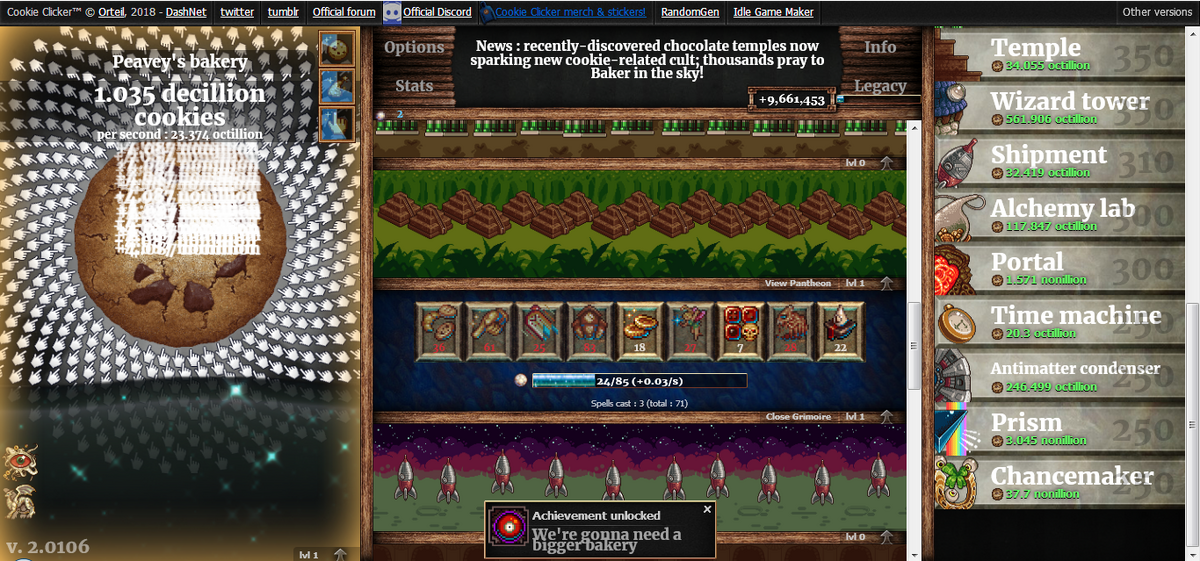 Access cookieclicker.fandom.com. Cookie Clicker Wiki