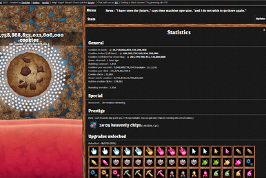 Cookie Clicker PTC 0.1.1, Petit Computer Wiki