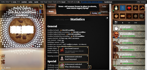 Screenshot of Cookie Clicker v.2.002