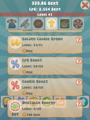 Cookie Clickers 2 Level 41 completed 