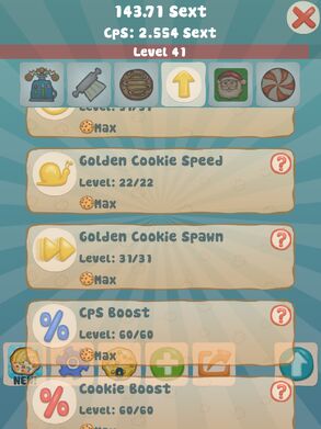 Cookie Clickers 2 Level 41 completed 