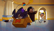 The Battle for Fate! cutscene
