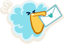 Image of Cloud Pelican used when loading notices/when there are no notices.