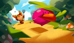 Carrot Clash Cutscene Art