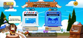 New year greetings event