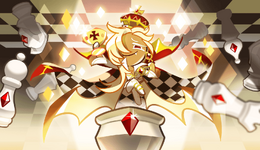 Vampire Cookie's Insouciant King gacha illustration.