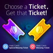 Promo blessing ticket