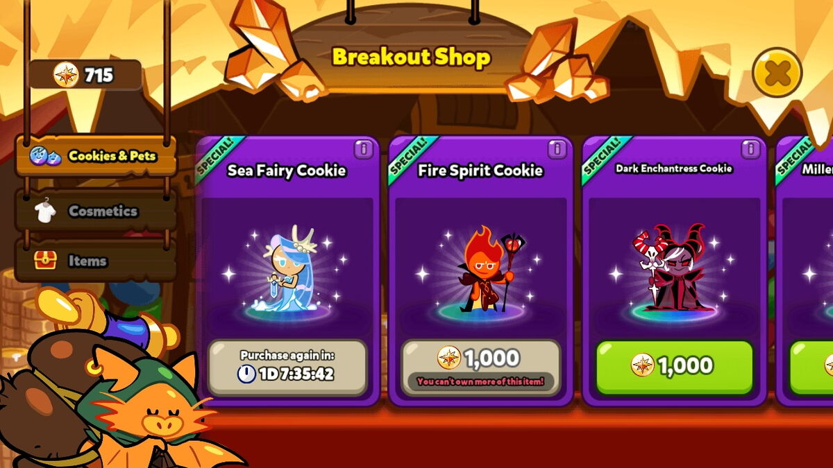 Breakout Shop Cookie Run Wiki Fandom