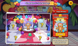 Happy 12th Birthday GingerBrave