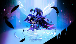 Peril in Paradise Cutscene Art (featuring Black Sugar Swan Cookie)