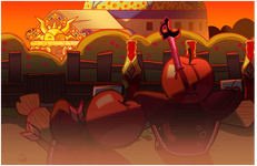 Cherry Cola Cookie's Trial Background (Simple)