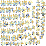 General sprite sheet (prior to The Sweet Signals From Space update)