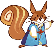 Wearing a hanbok